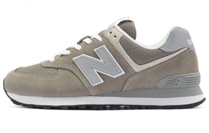 New Balance NB 574 Устойчивый к истиранию Дышащий Низкий Топ Повседневная Городская Коммутерская Обувь для Трейл-бега Унисекс Серый