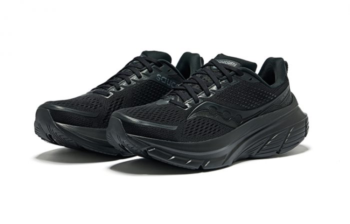 Saucony GUIDE 17 Дышащий Низкий Топ Обувь для Беговых Тренировок на Длинные дистанции Мужской Черный — изображение 3