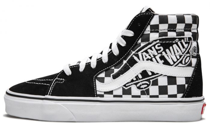 VANS SK8 OTW Patch Черный Высокие Кроссовки для Скейтбординга Унисекс Черный Белый — изображение 1