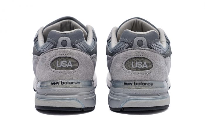 New Balance NB 993 Low Топ Беговые кроссовки Мужской Серый Сделано в США — изображение 4