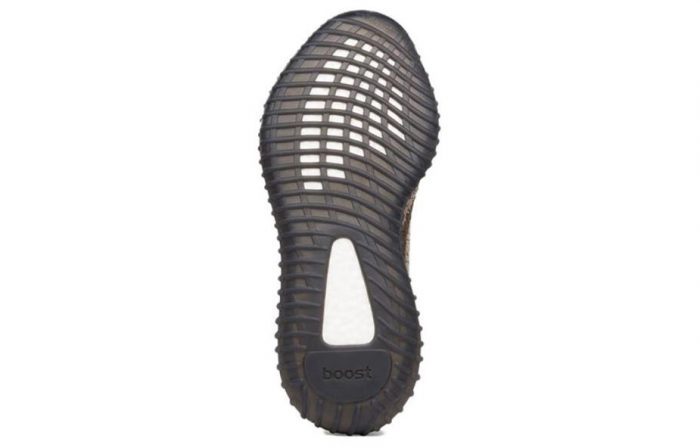 Adidas Originals Yeezy Boost 350 V2 Low Топ Casual Унисекс Серый Оранжевый — изображение 5
