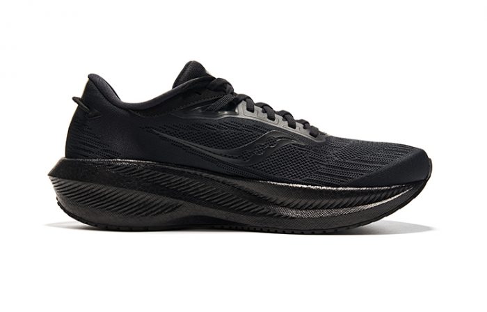 Saucony Triumph Victory 21 Беговые кроссовки Низкий топ Черный мужской — изображение 2