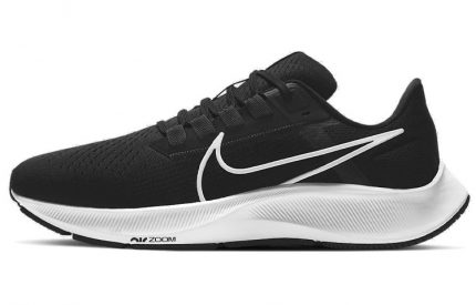 Nike Pegasus 38 Low Топ Воздух Zoom React Повседневные Тренировочные Беговые кроссовки Мужские Черно-белые