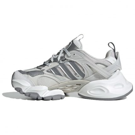 Adidas XLG RUNNER DELUXE Устойчивый к истиранию Низкий Топ Повседневные Городские Кроссовки для Коммуникативных Беговых Кроссовки Унисекс Серый Белый