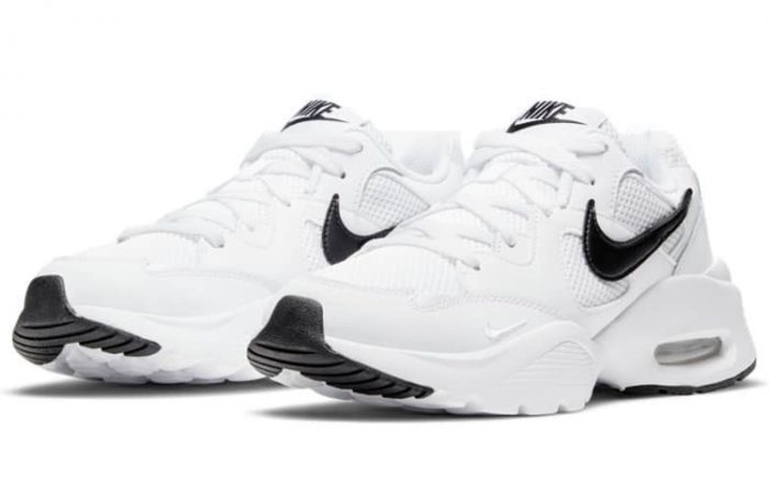 Nike Air Max Fusion Low Топ Air Cushion Повседневные Беговые Кроссовки Женские Белые — изображение 3