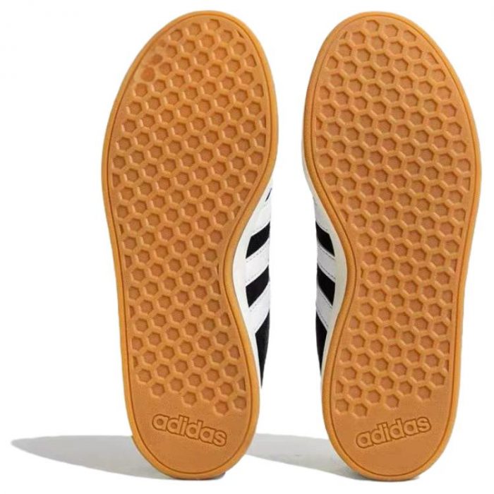 Adidas Grand Court Base 00s Устойчивые к истиранию низкие скейтборд-кроссовки Unisex Черный Белый — изображение 7