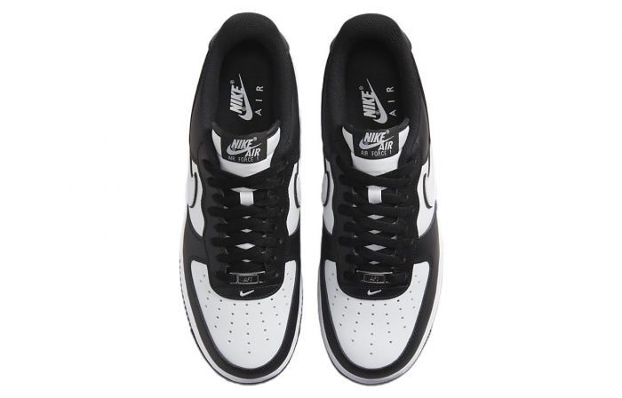 Nike Air FORCE 1 'Панда' Устойчивые к истиранию Низкие Кроссовки для скейтбординга Унисекс Белый Черный — изображение 4