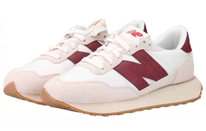 New Balance NB 237 Устойчивый к истиранию Низкий Топ Casual Унисекс Экрю — изображение 2