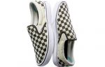 VANS Slip-on Low Top Скейтборд Кроссовки Унисекс Черно-белая Шахматка — изображение 4