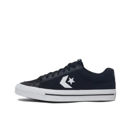 Конверс Sport Casual Slip Resistant Abrasion Resistant Низкий Топ Скейтборд Кроссовки Унисекс Черный