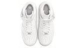 Nike Air FORCE 1 MID Топ Скейтборд Кроссовки Мужской Чисто Белый — изображение 4