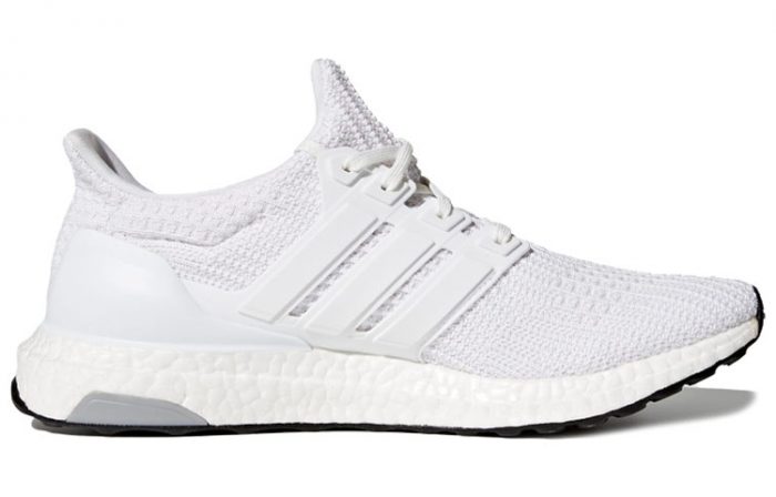 Adidas ULT Дышащие Низкие Беговые Кроссовки Унисекс Чисто Белые — изображение 2