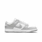 Nike Dunk Retro 'GREY Fog' Устойчивые к истиранию Низкие Скейтборд Кроссовки Мужские Серый Белый — изображение 11
