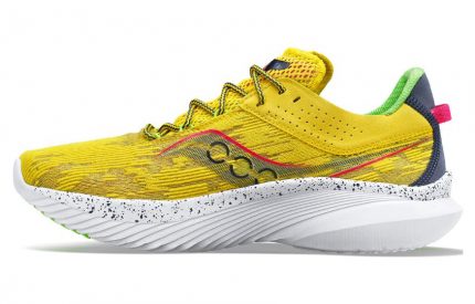 Saucony Kinvara Elite 14 Противоскользящие устойчивые к истиранию низкий топ беговые кроссовки мужские Юпитер желтый