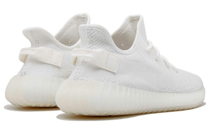 Adidas Originals Yeezy Boost 350 V2 Ice Cream 'Triple White' Низкий Топ Повседневный Унисекс Белый — изображение 4