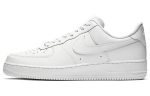 Nike Air Force 1 07 Устойчивые к истиранию Низкие Кроссовки для скейтбординга Мужские Чисто белые
