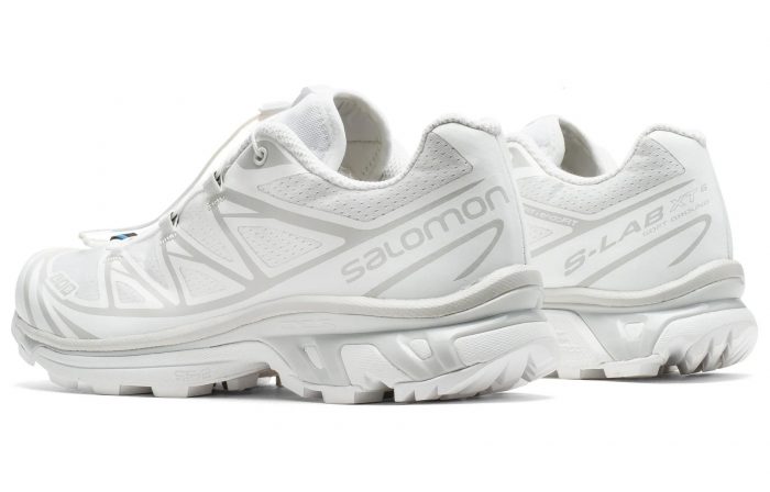SALOMON XT 6 Устойчивые к истиранию низкие беговые кроссовки унисекс ледниково-белый — изображение 4