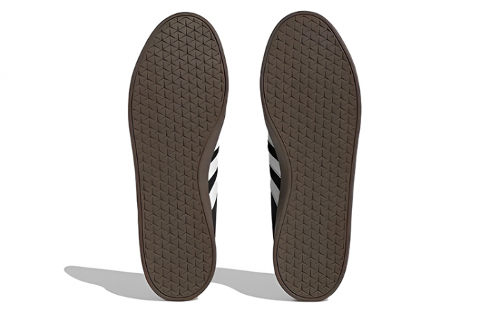 Adidas VL Court 2,0 Лайфстайл Низкие Кроссовки для скейтбординга Унисекс Черно-белые — изображение 5