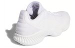 Adidas Pro Bounce 2018 Low Shock Absorbers Противоскользящий Низкий Топ Баскетбольные кроссовки Мужской Белый — изображение 4