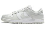 Nike Dunk Low Топ Кроссовки для скейтбординга Женские Белые Серые