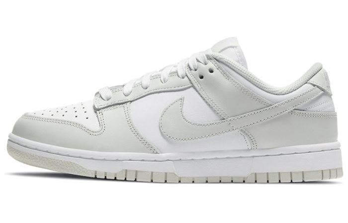 Nike Dunk Low Топ Кроссовки для скейтбординга Женские Белые Серые — изображение 1