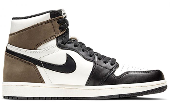 Jordan Air Jordan 1 Retro High OG 'Dark Mocha' High Top Vintage Basketball Shoes Unisex Black Mocha — изображение 2