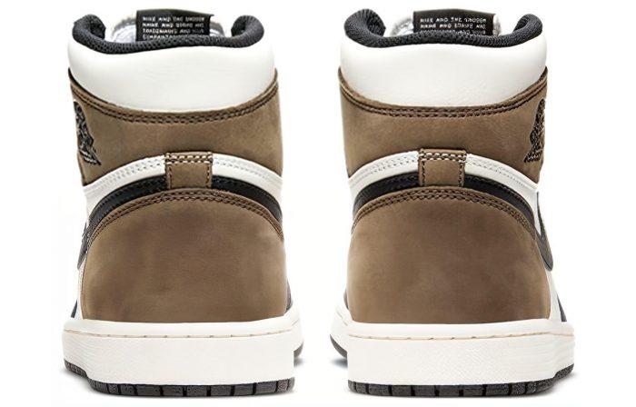 Jordan Air Jordan 1 Retro High OG 'Dark Mocha' High Top Vintage Basketball Shoes Unisex Black Mocha — изображение 5