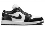 Jordan Air Jordan 1 'Панда Нижняя юбка Резистентный Низкий Топ Винтажные баскетбольные кроссовки Женские Черно-белая панда — изображение 2
