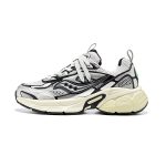 Saucony 2K CAVALRY Устойчивый к истиранию Низкий Топ Повседневный Тренировки Городской Коммутирование Беговые кроссовки Унисекс Серебристый Черный