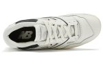 New Balance NB 550 Противоскользящий Устойчивый к истиранию Легкий Низкий Топ Винтажные Баскетбольные Кроссовки Унисекс Белый Черный — изображение 5