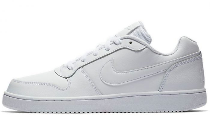 Nike EBERNON Low Топ Скейтборд Кроссовки Мужские Чисто Белые — изображение 1
