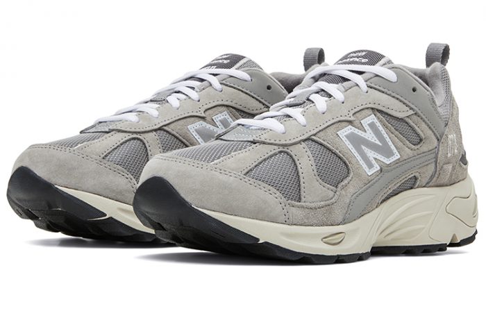 New Balance NB 878 MID Топ Повседневный Городской Коммутирование Беговые кроссовки Унисекс Серый — изображение 4