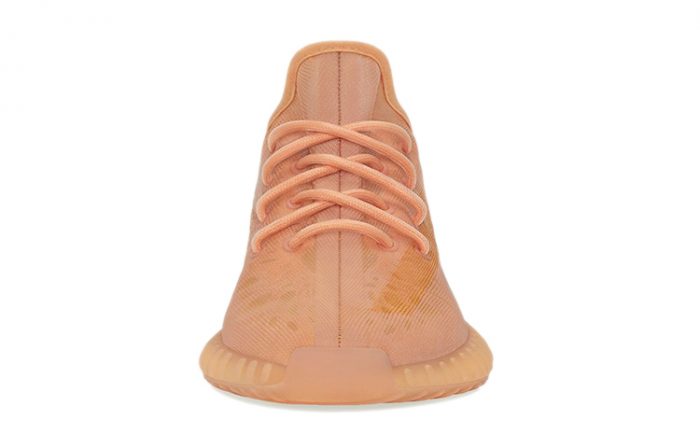Adidas Originals Yeezy Boost 350 V2 Глина Желтый 'MONO Глина' Низкий Топ Повседневный Унисекс Оранжевый — изображение 4