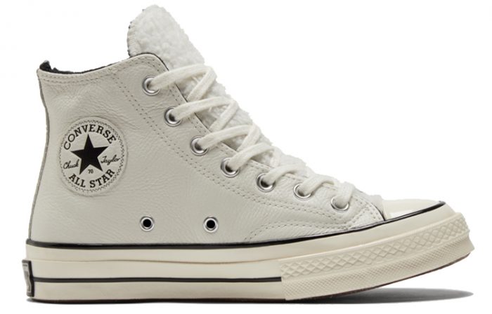 Converse Chuck Taylor All Star 1970s Устойчивые к истиранию Высокие Кроссовки для скейтбординга Унисекс Бежево-желтые — изображение 2