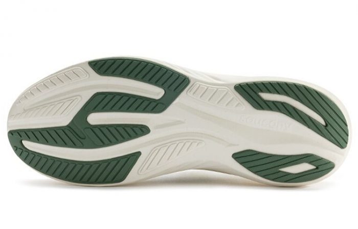 Saucony Phoenix Inferno Firebird 2 Беговые кроссовки Низкий топ Бежевый зеленый Унисекс — изображение 5