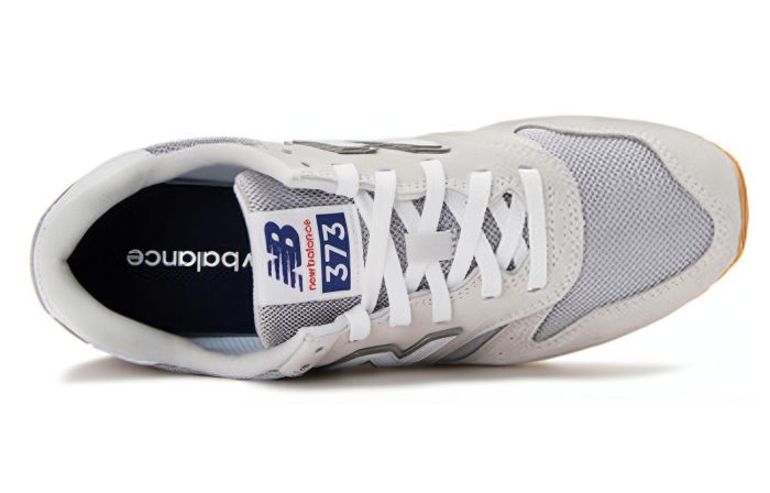 New Balance NB 373 Износостойкий и Легкий Низкий Топ Повседневная Беговая Обувь Унисекс Серый D Ширина — изображение 2