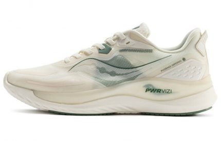 Saucony Phoenix Inferno Firebird 2 Беговые кроссовки Низкий топ Бежевый зеленый Унисекс