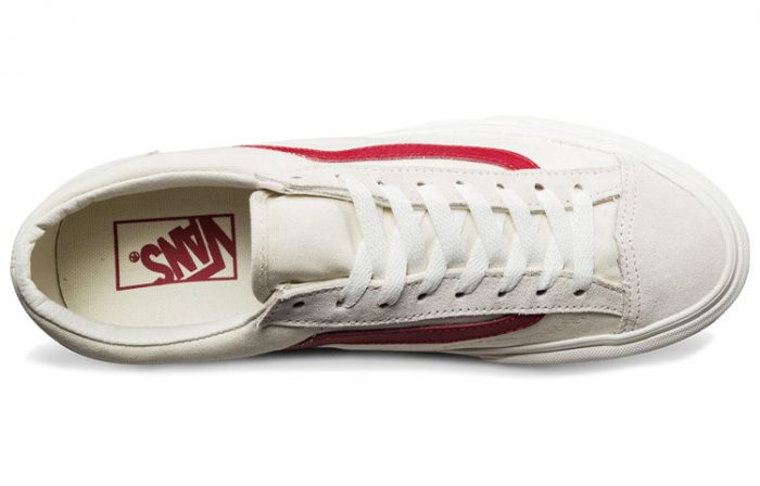 VANS Style 36 Marshmallow Low Топ Скейтборд Кроссовки Унисекс Белый Красный — изображение 4