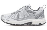 New Balance NB 410 V5 Дышащий Низкий Топ Повседневная Городская Коммутерская Обувь для Бега по Тропе Унисекс Белый Серебряный