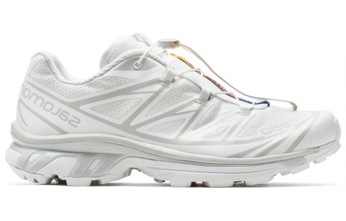 SALOMON XT 6 Устойчивые к истиранию низкие беговые кроссовки унисекс ледниково-белый — изображение 2
