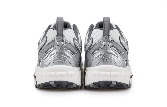New Balance NB 410 V5 Дышащий Низкий Топ Повседневная Городская Коммутерская Обувь для Бега по Тропе Унисекс Белый Серебряный — изображение 4